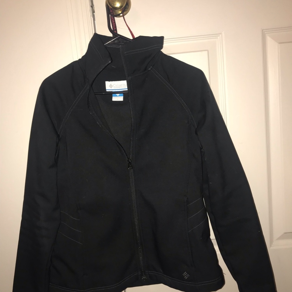 Columbia OMNI SHIELD black zip-up jacket